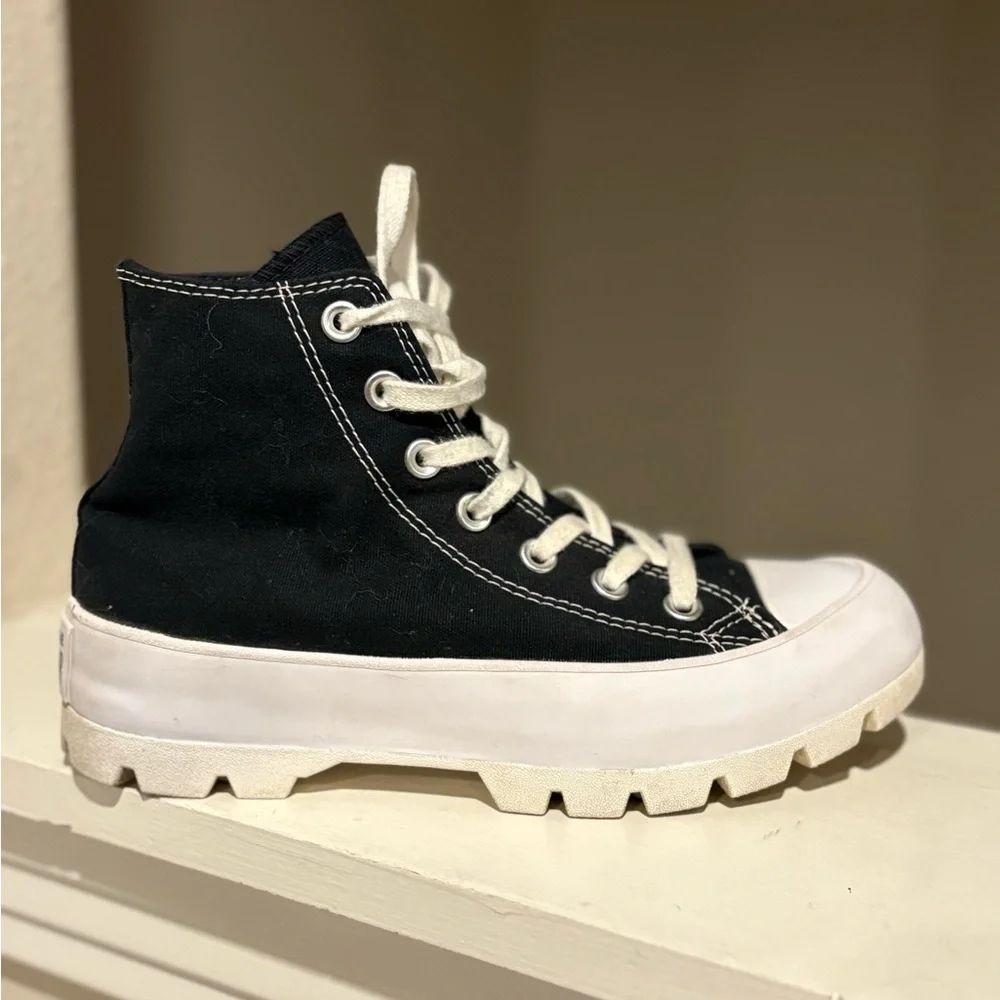Converse Chuck Taylor All Star Platform High-Top Sneaker Womens Size 6 - Picture 2 of 9